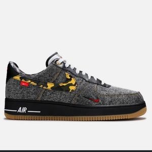 Nike Air Force 1 (Low) Camo Denim Remix.